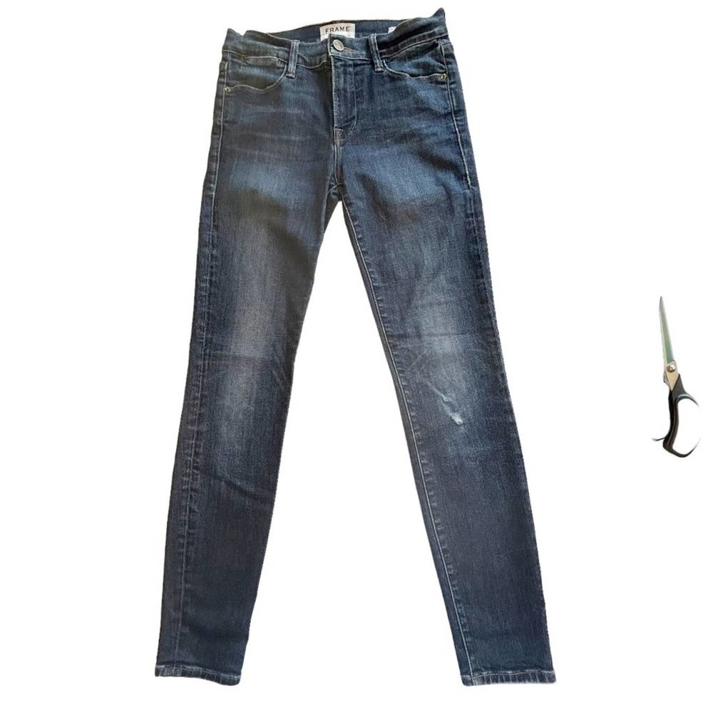 FRAME Le High Skinny Harvard Wash Jeans 26 - Picture 2 of 16